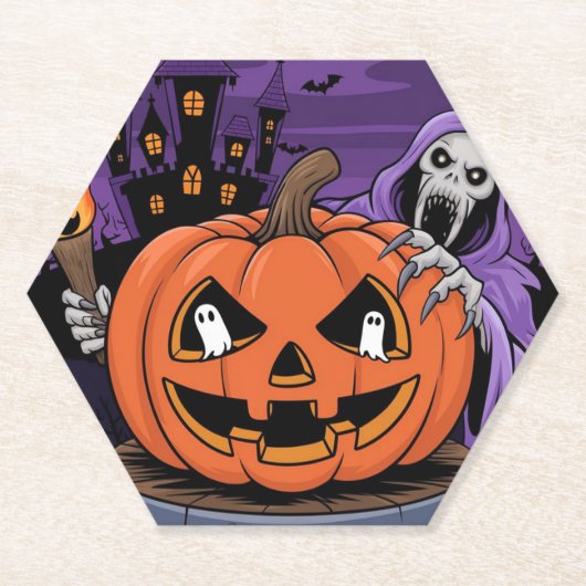 Halloween Paper Untersetzer (Vorderseite)