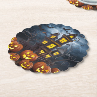 Halloween Paper Untersetzer
