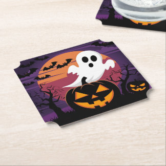Halloween Paper Untersetzer