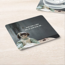 Halloween Paper Untersetzer, Creepy Miss Muffet