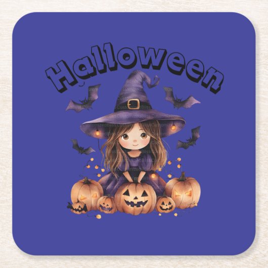 Halloween Paper Untersetzer Set (Vorderseite)