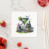 Halloween Paper von Mitternacht Martini Serviette (Beispiel)