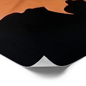 Halloween Papercuat Mandala Poster (Ecke)