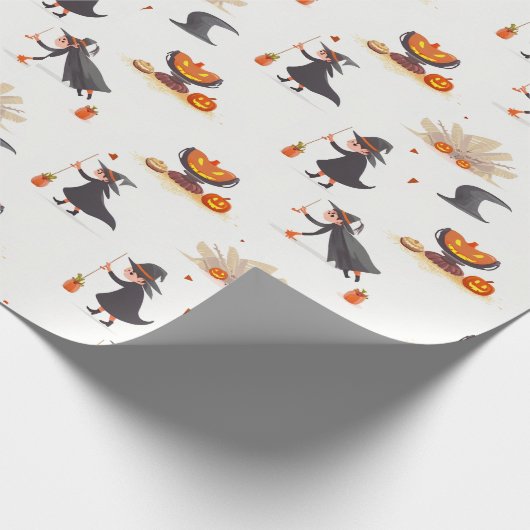Halloween-Papier Geschenkpapier (Ecke)