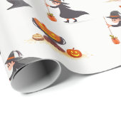 Halloween-Papier Geschenkpapier (Rolleneckpunkt)