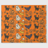 Halloween-Papier Geschenkpapier (Flach)