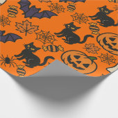 Halloween-Papier Geschenkpapier (Ecke)