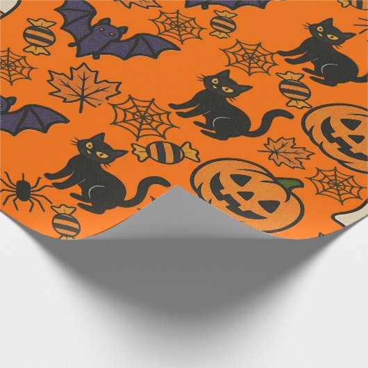 Halloween-Papier Geschenkpapier (Ecke)