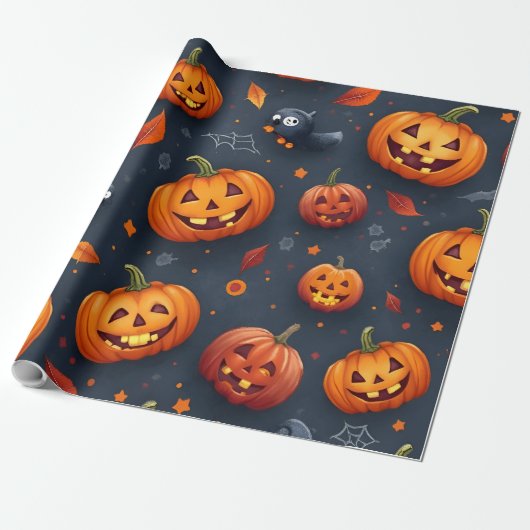 Halloween-Papier Geschenkpapier (Ungerollt)