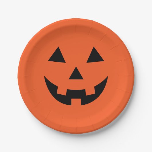 Halloween-Papier Pappteller (Vorderseite)