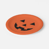 Halloween-Papier Pappteller (Schrägansicht)