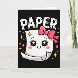 Halloween Papier Schere Stein Matching Süßes Papie Karte