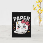 Halloween Papier Schere Stein Papier Karte (Gelbe Blume)