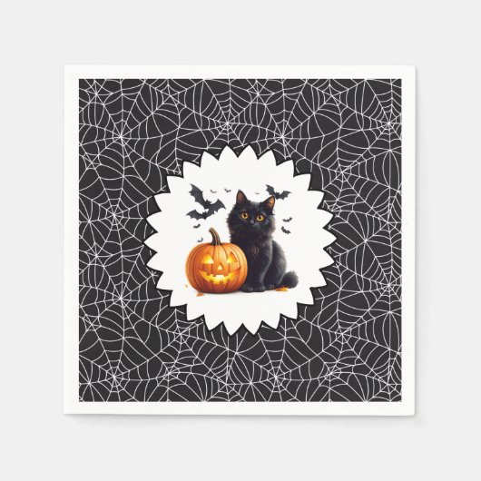 Halloween-Papier Serviette (Vorderseite)