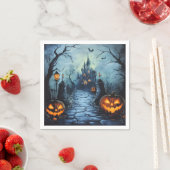 Halloween-Papier Serviette (Beispiel)