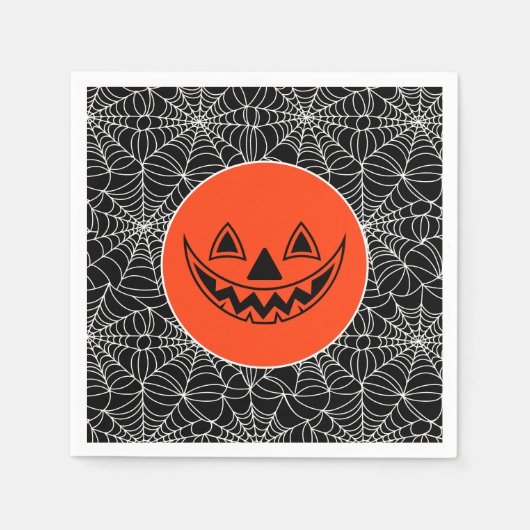 Halloween-Papier Serviette (Vorderseite)