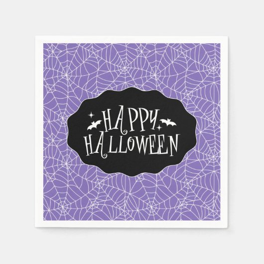 Halloween-Papier Serviette (Vorderseite)