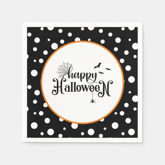 Halloween-Papier-Servietten Serviette (Vorderseite)