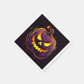 Halloween-Papier-Servietten Serviette (Ecke)