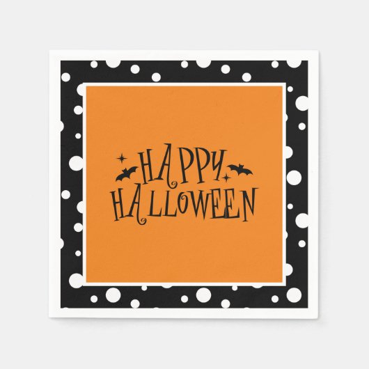 Halloween-Papier-Servietten Serviette (Vorderseite)