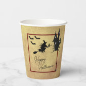 Halloween-Papierbecher Pappbecher (Rückseite)