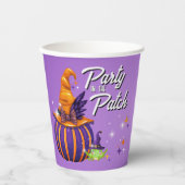 Halloween-Papierbecher von Party in the Patch Pappbecher (Vorderseite)