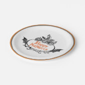 Halloween-Papierplatte Pappteller (Schrägansicht)