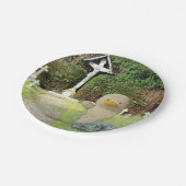 Halloween-Papierplatte Pappteller (Schrägansicht)