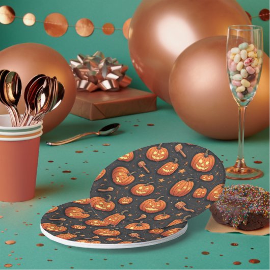 Halloween-Papierplatte Pappteller (Multi)