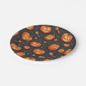 Halloween-Papierplatte Pappteller (Schrägansicht)