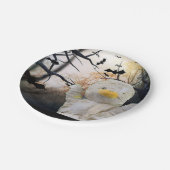 Halloween-Papierplatte Pappteller (Schrägansicht)