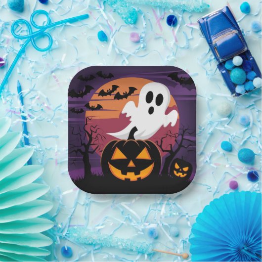 Halloween-Papierplatte Pappteller (Party)