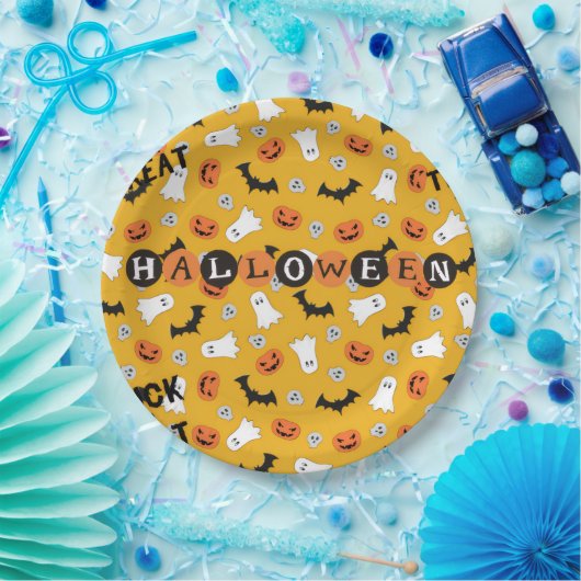 Halloween-Papierplatte Pappteller (Party)