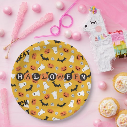 Halloween-Papierplatte Pappteller (Party)