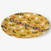 Halloween-Papierplatte Pappteller (Schrägansicht)