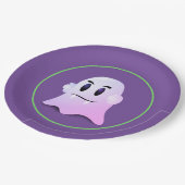 Halloween-Papierplatte Pappteller (Schrägansicht)