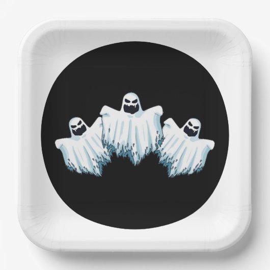 Halloween-Papierplatte Pappteller (Vorderseite)