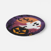 Halloween-Papierplatte Pappteller (Schrägansicht)
