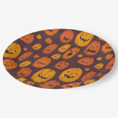 Halloween-Papierplatte Pappteller (Schrägansicht)