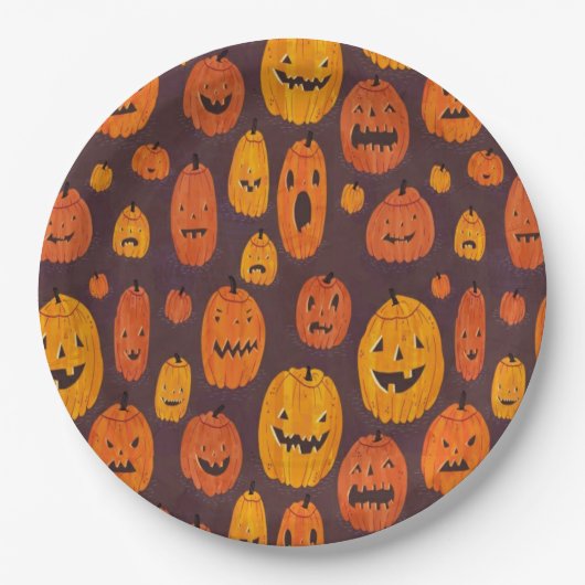 Halloween-Papierplatte Pappteller (Vorderseite)