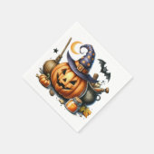 Halloween-Papierservietten Serviette (Ecke)