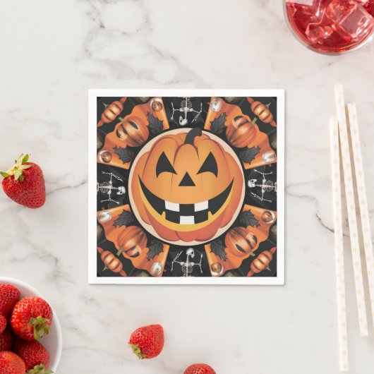 Halloween-Papierservietten Serviette (Beispiel)