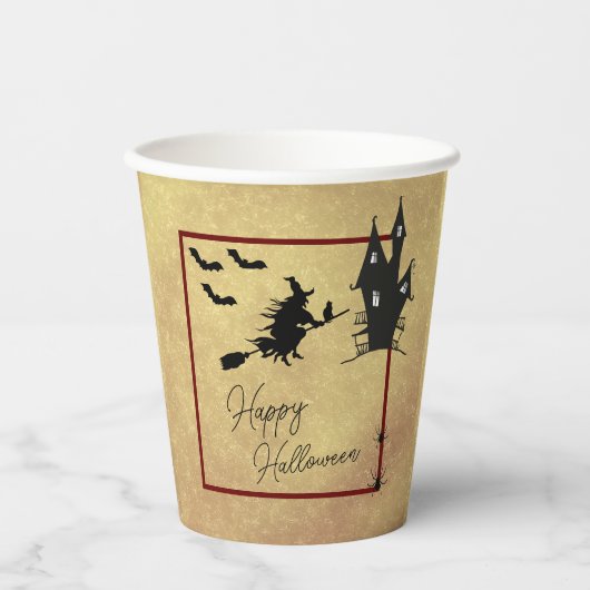Halloween-Papiertasse Pappbecher (Vorderseite)