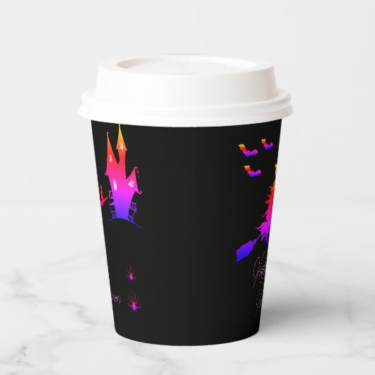 Halloween-Papiertasse Pappbecher (Links)