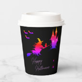 Halloween-Papiertasse Pappbecher (Rückseite)