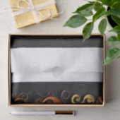 Halloween-Papiertuch, Hexe, Seidenpapier (Geschenk)