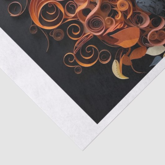 Halloween-Papiertuch, Hexe, Seidenpapier (Detail)