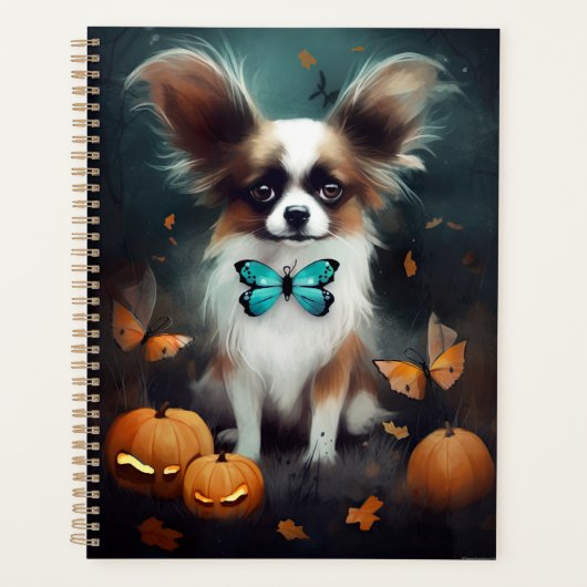 Halloween Papillon mit Pumpkins Beängstigend Planer (Vorderseite)