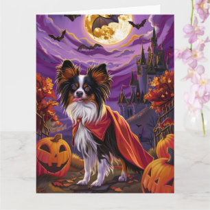 Halloween Papillon Vampire Pumpkins Beängstigend Karte