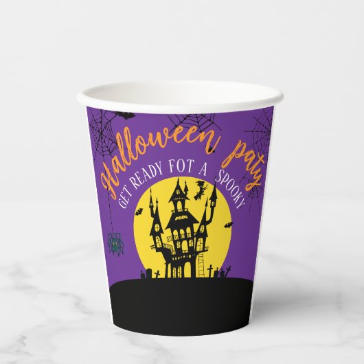 Halloween Pappbecher (Vorderseite)